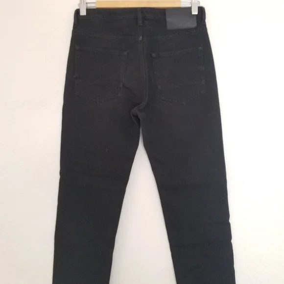 Golden Goose Happy High Waist Tapered Leg Jeans Size 27 Black - Picture 2 of 8